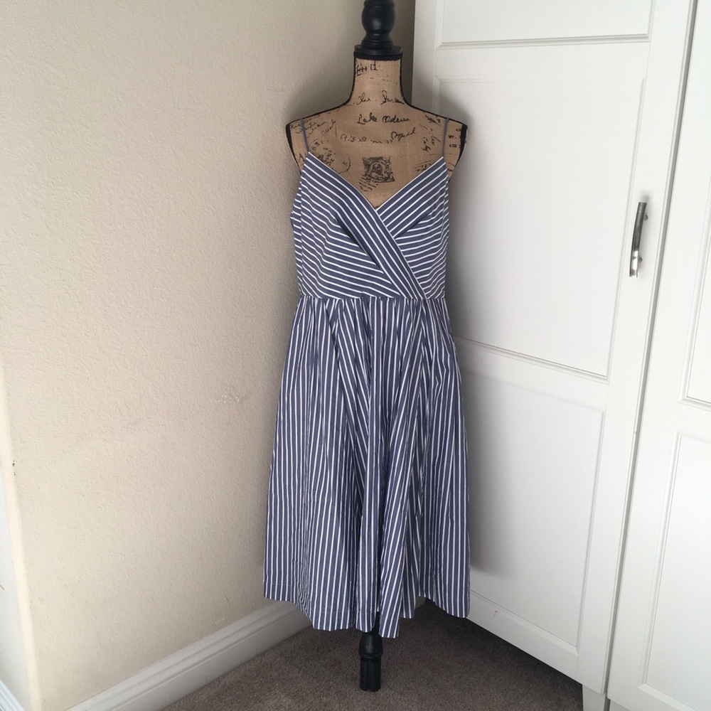 Blue and white sundress size XL